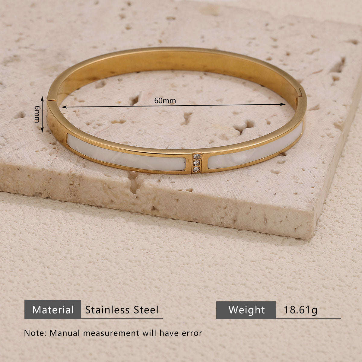 Wholesale Light Luxury  Bracelet for Women 18K Titanium Steel Color Retention