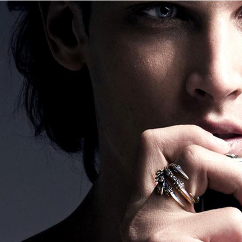 Wholesale Skull Claw Open Adjustable Ring ACC-RS-Niqi001