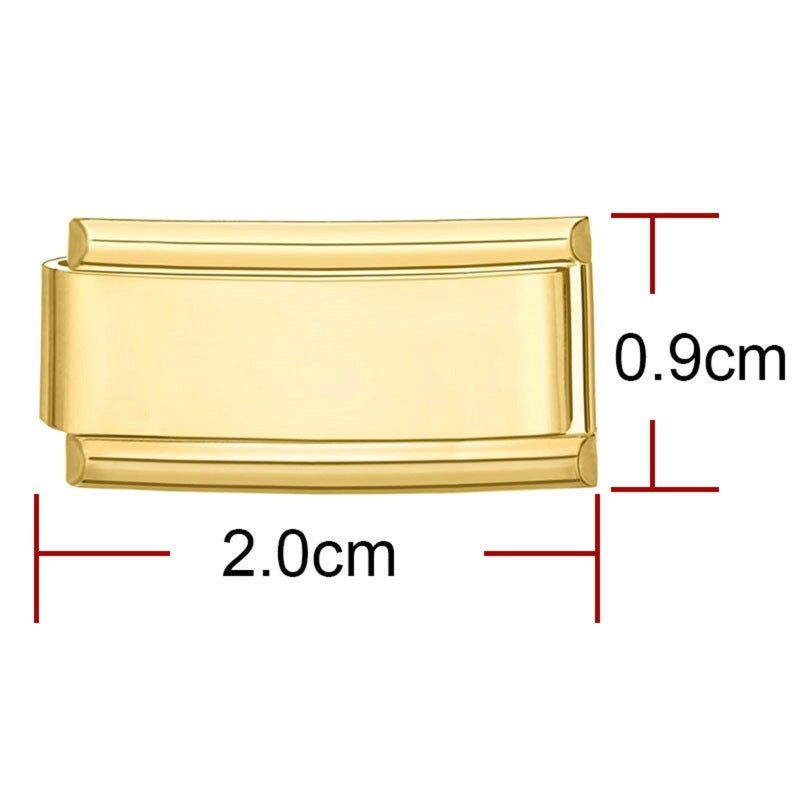 Wholesale Italian Charm Bracelet 9mm DIY Splicing Cute Creative Stainless Steel Composable Bracelet