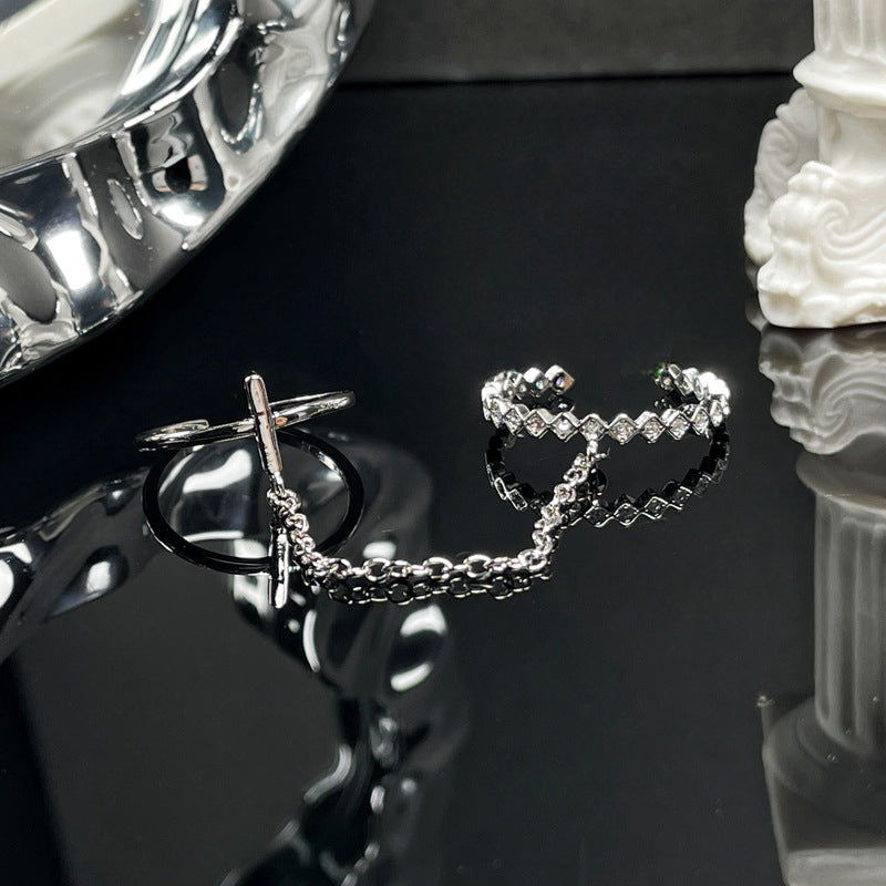 Wholesale all-match high-grade light luxury index finger ring