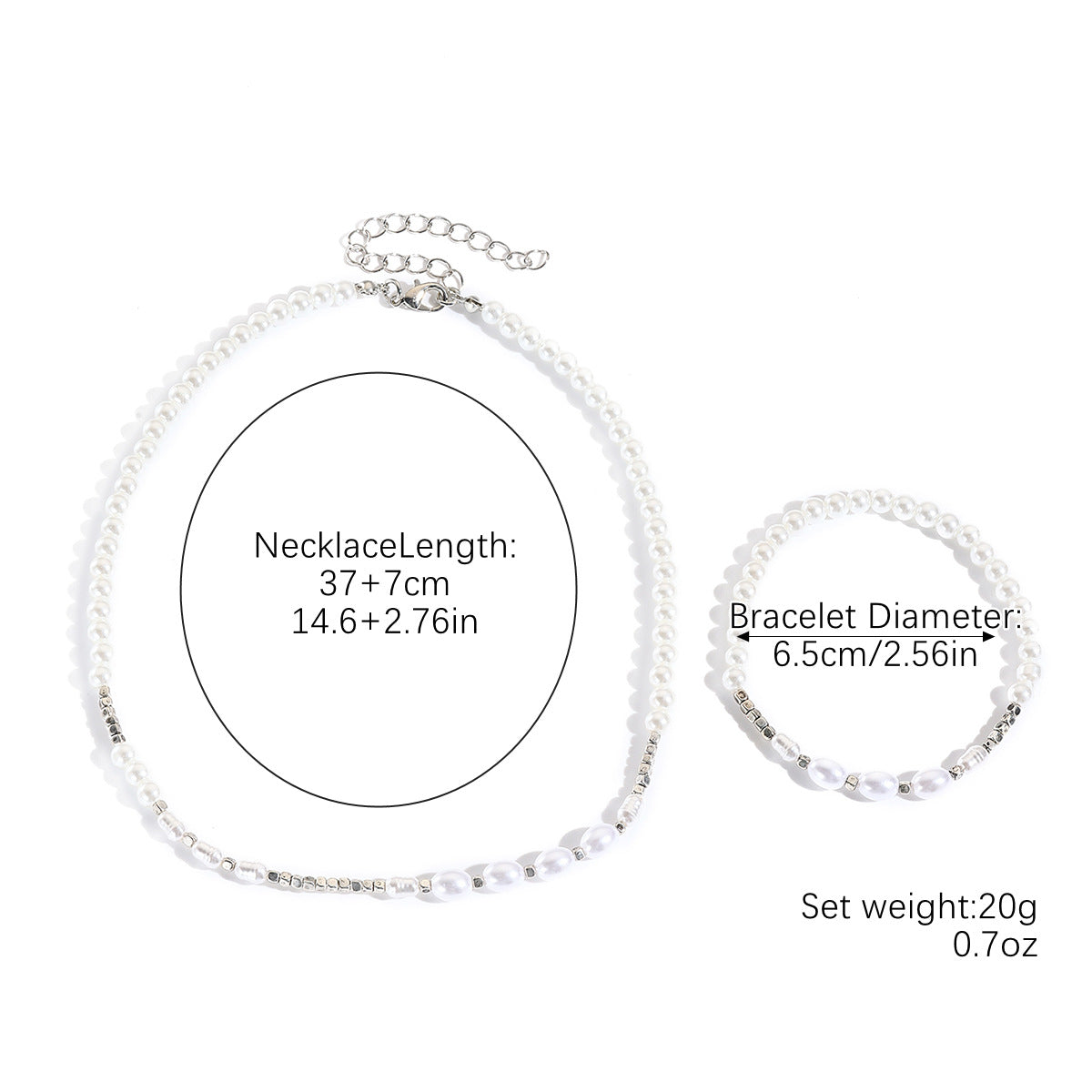 Wholesale  Baroque Pearl Bracelet Necklace