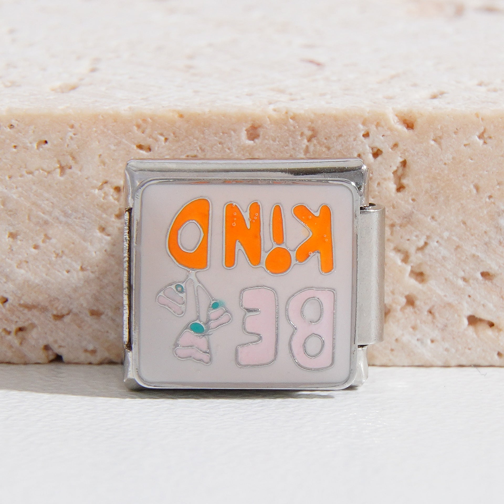 Wholesale Italian Charm Bracelet 9mm DIY Splicing All-match English Stainless Steel Composable Bracelet