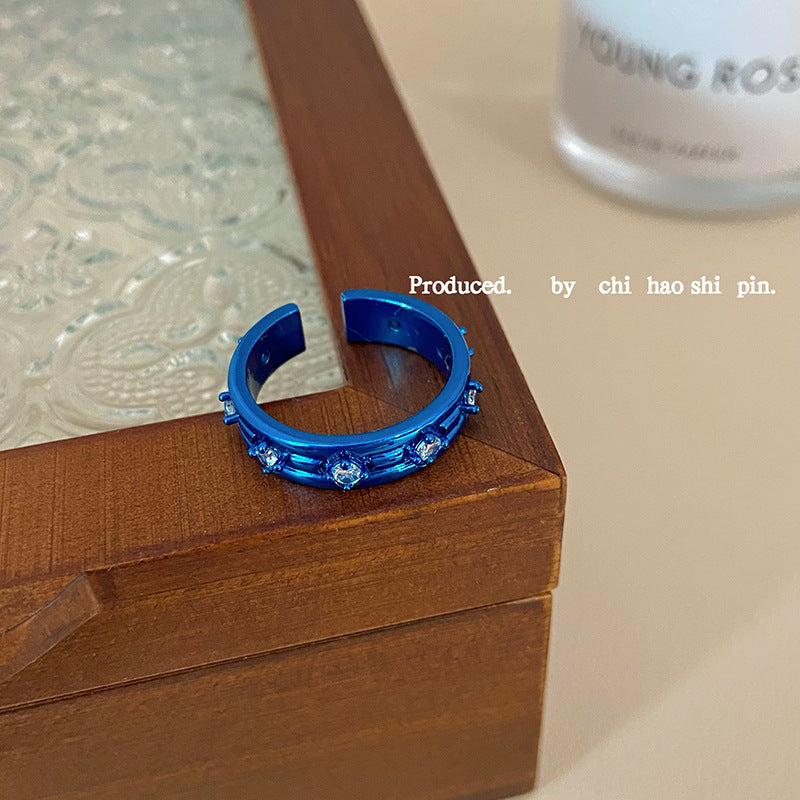 Wholesale  Blue Clover ring