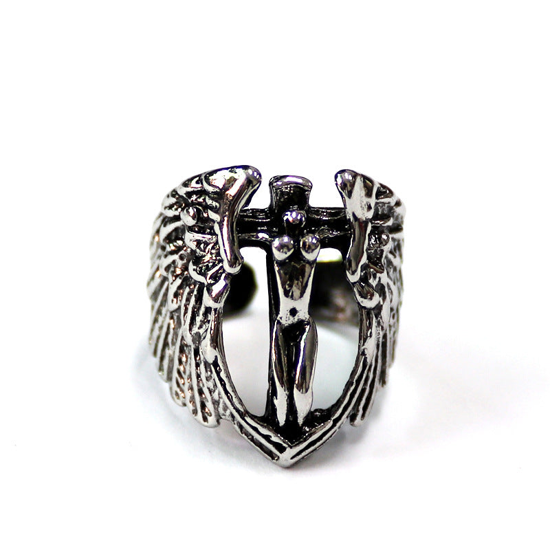 Wholesale Punk Cobra Statue of Liberty Ring ACC-RS-NaiHong003