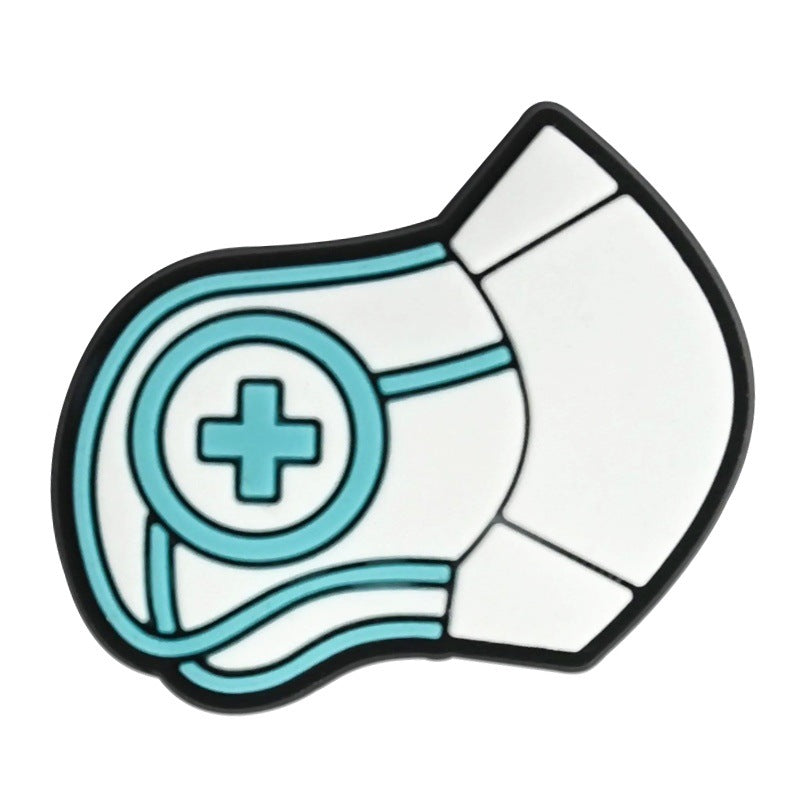 Wholesale Medical First Aid Theme PVC Shoe Charms For Clog Sandals DIY Decorative Everyday Chic Accessory For Resale
