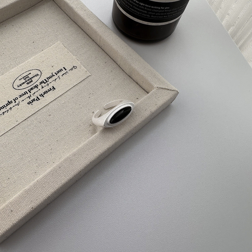 Wholesale Retro Inlaid Cat' s Eye Simple and Versatile Ring