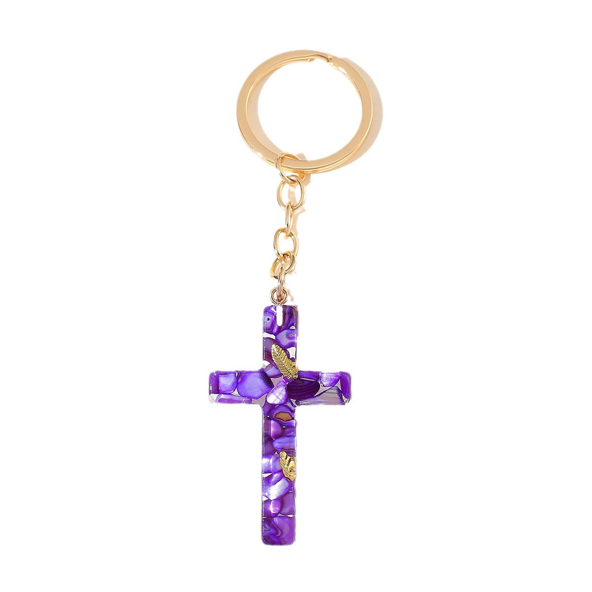 Wholesale Diamond Cross Pendant KeyChain
