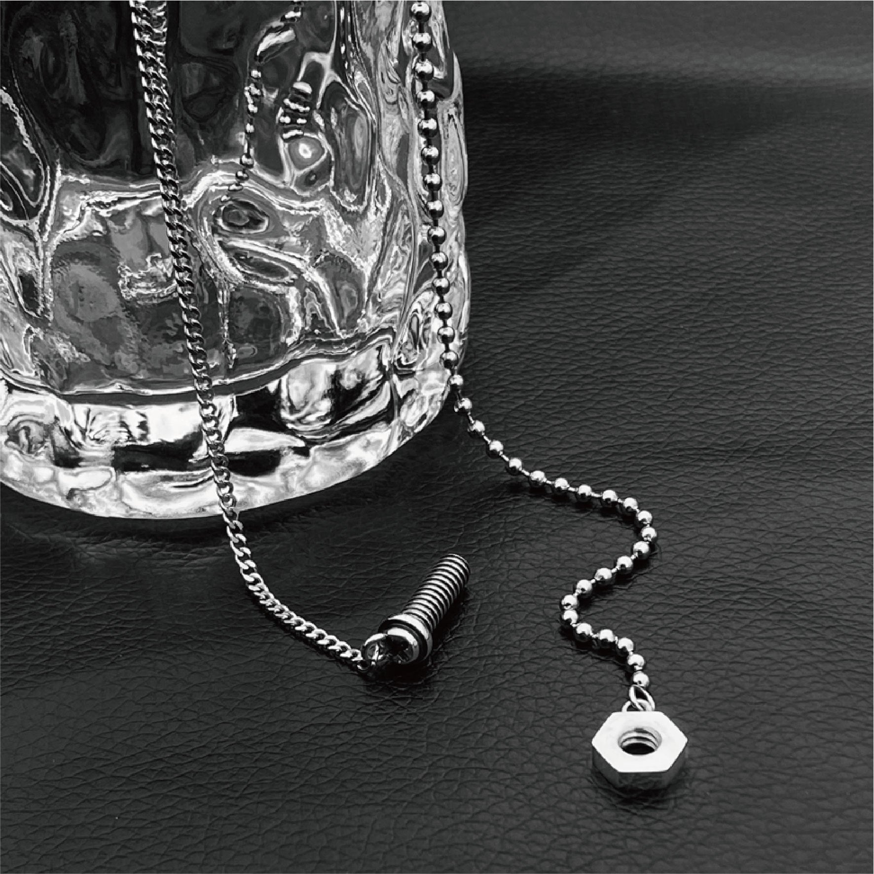 Wholesale Screw Necklaces Titanium Steel Necklace ACC-NE-Hexin002