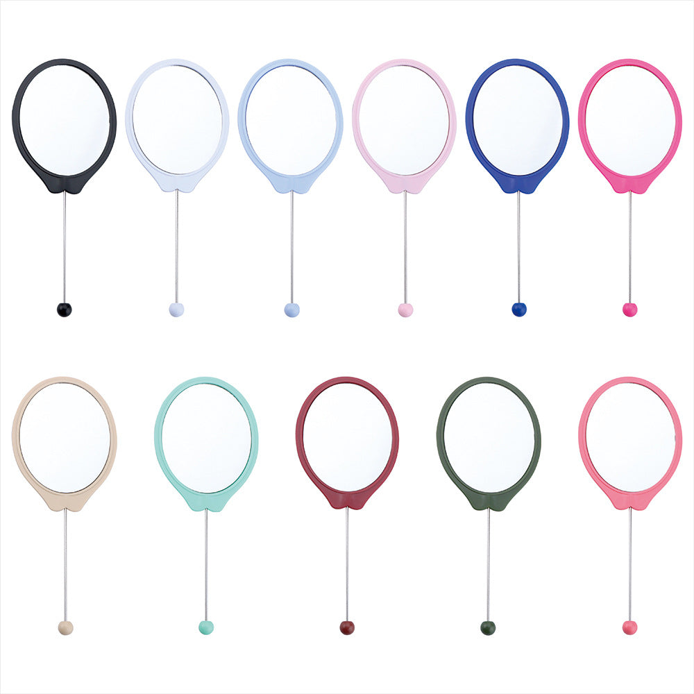 Wholesale DIY Beadable Oval Handheld Mirror,  Portable High-Definition Mirror Handheld Makeup Mirror