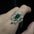 Wholesale Irregular Green Adjustable Open-Ended Index Finger Ring