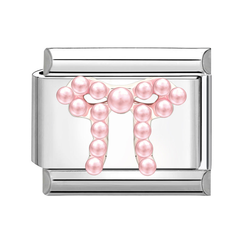 Wholesale Italian Charm Bracelet 9mm DIY Splicing Creative Pattern Stainless Steel Composable Bracelet