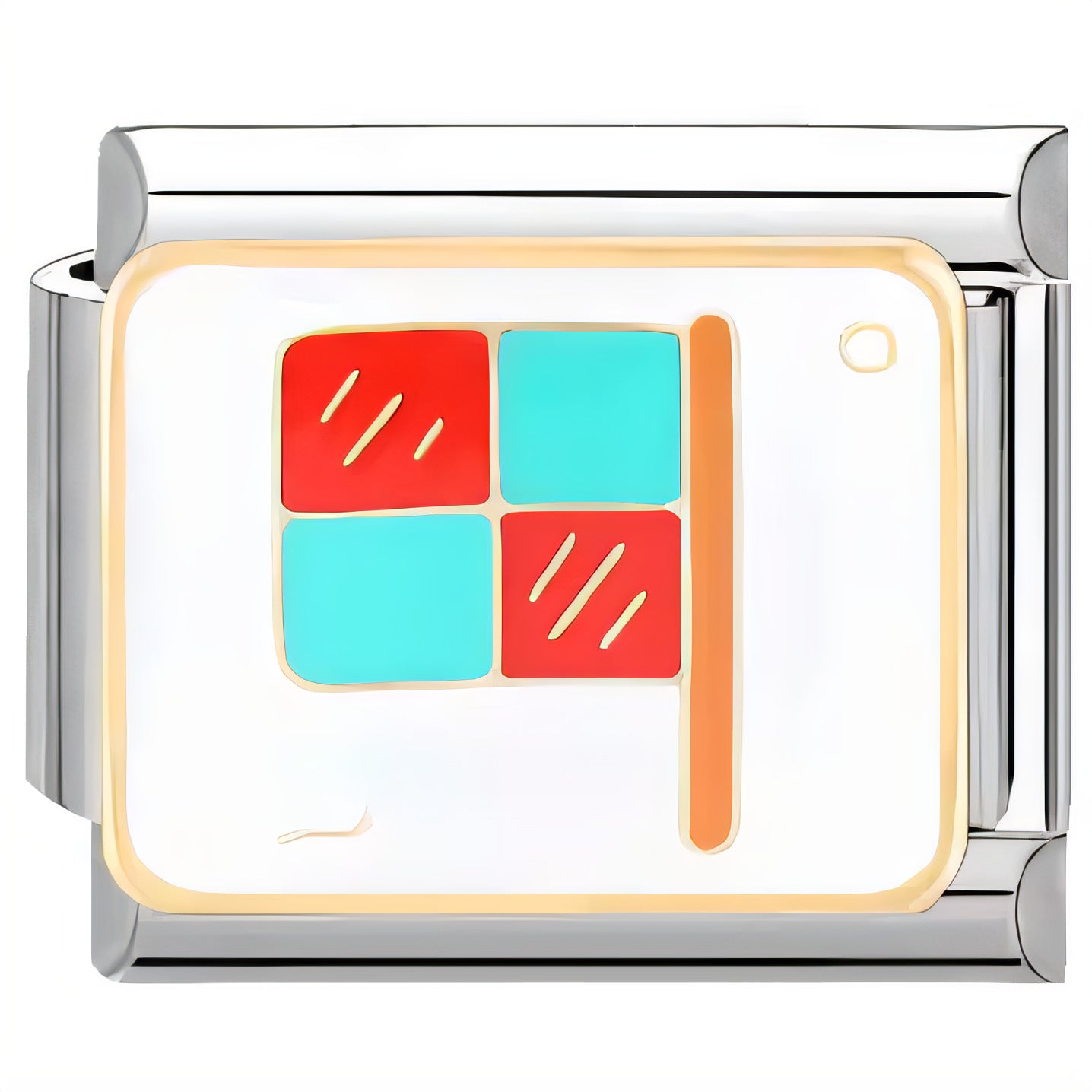 Wholesale  Italian Charm Bracelet 9mm DIY Steel Bottom  Creative Stainless Steel Composable Bracelet