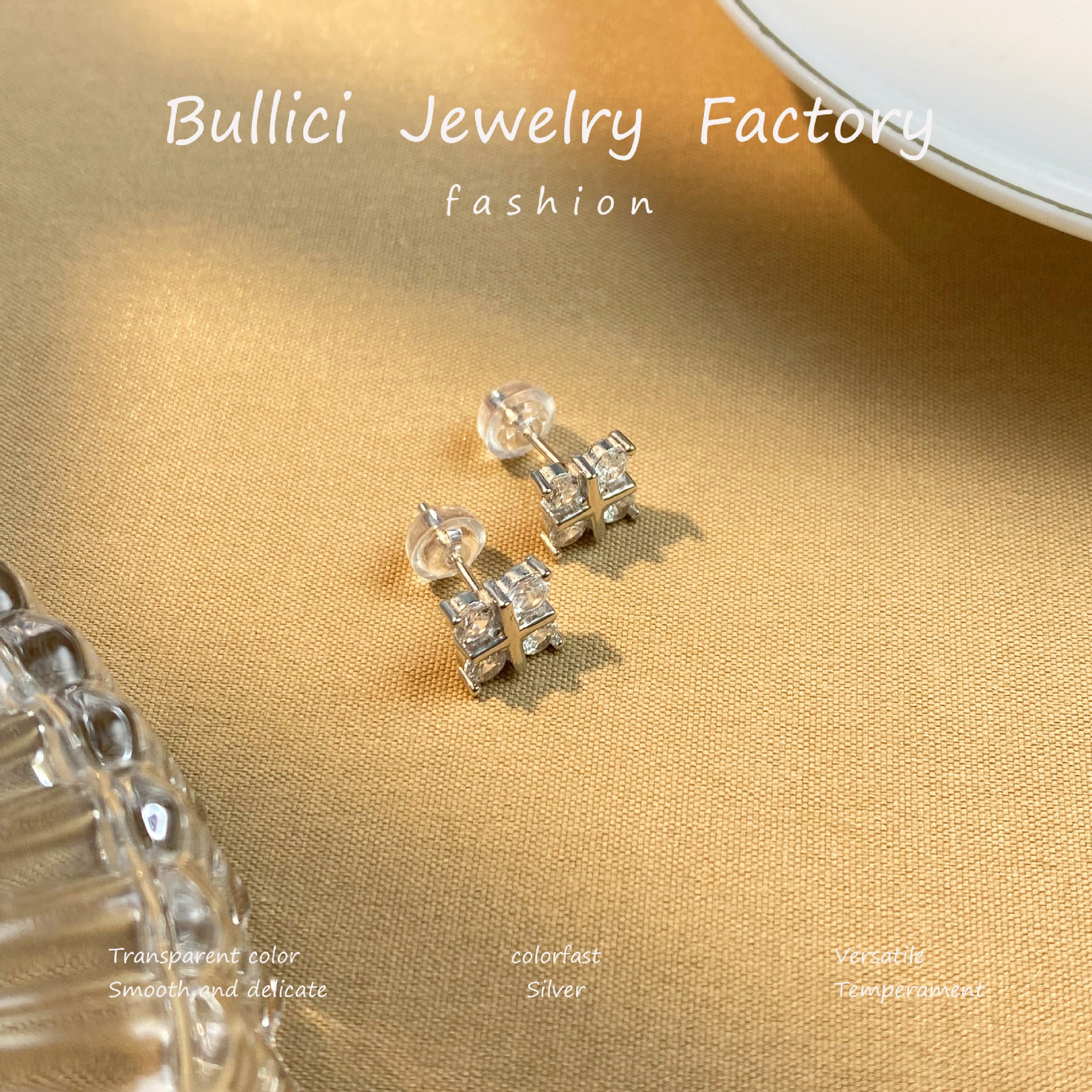 Wholesale Light Luxury Style S925 Sterling Silver Earrings