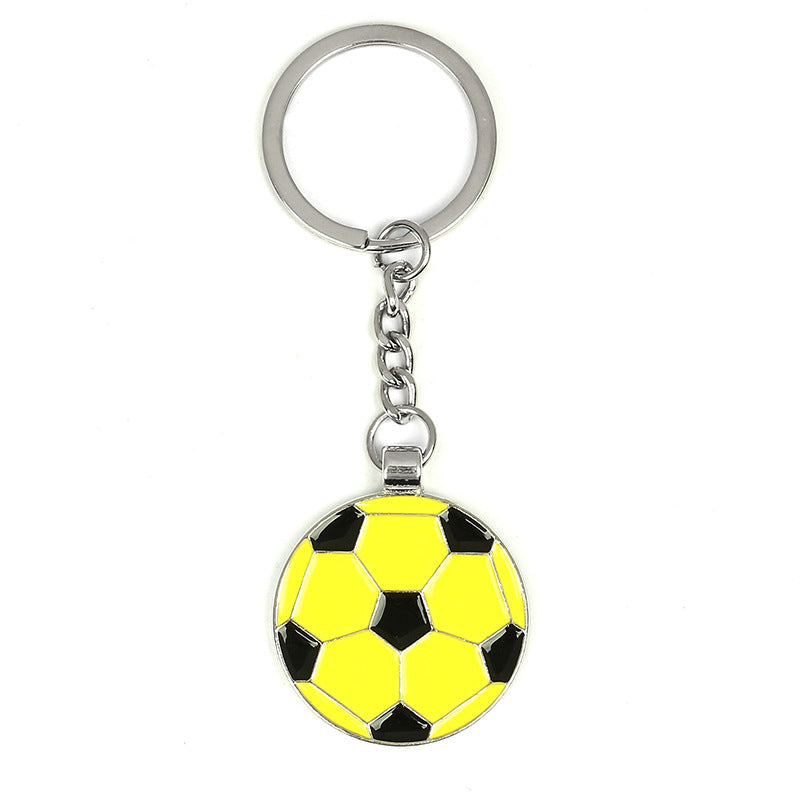 Wholesale Sports Metal Small Football Keychains ACC-KC-HongAo011