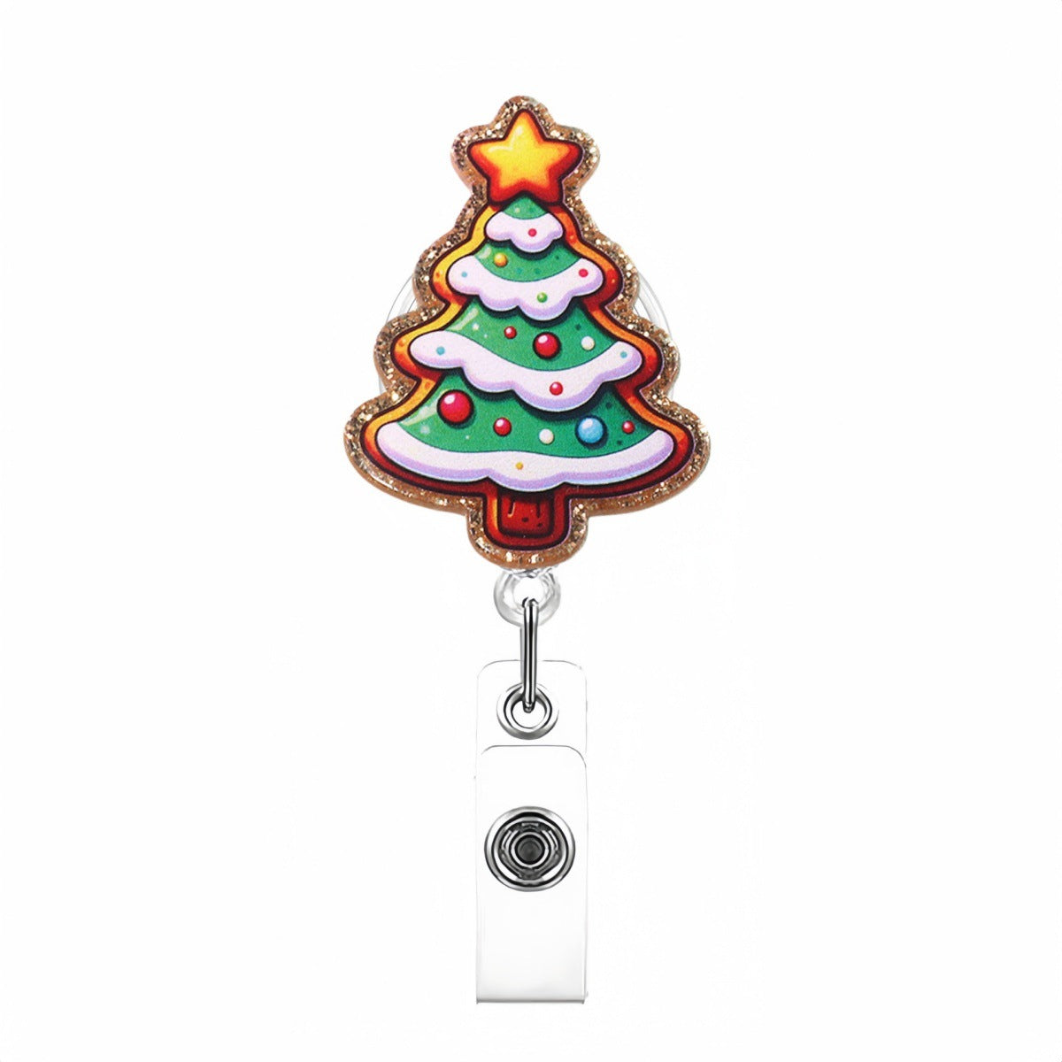 Wholesale Christmas  acrylic    Badge Reels