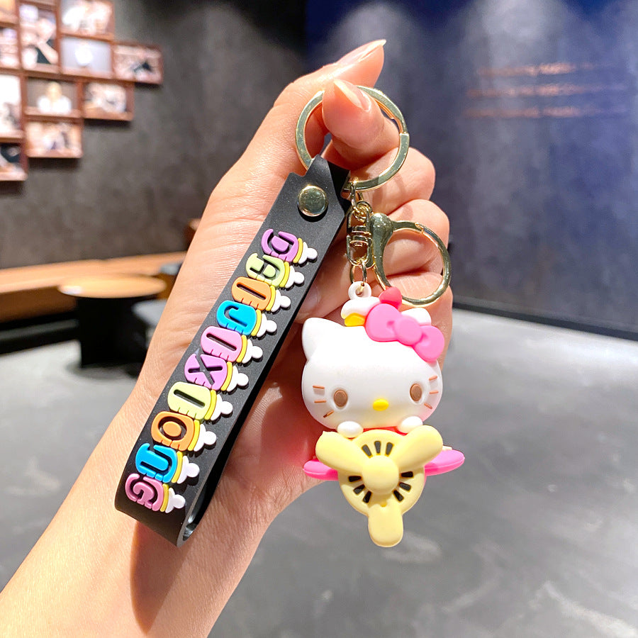 Wholesale Cartoon PVC Soft Glue Cute Keychain ACCVIP-KC-GongZ025