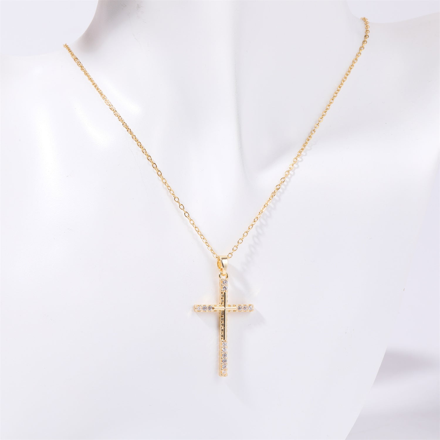 Wholesale  cross pendant cross frame chain jewelry