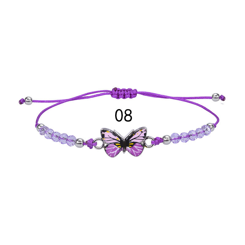 Wholesale Colorful butterfly party bracelet
