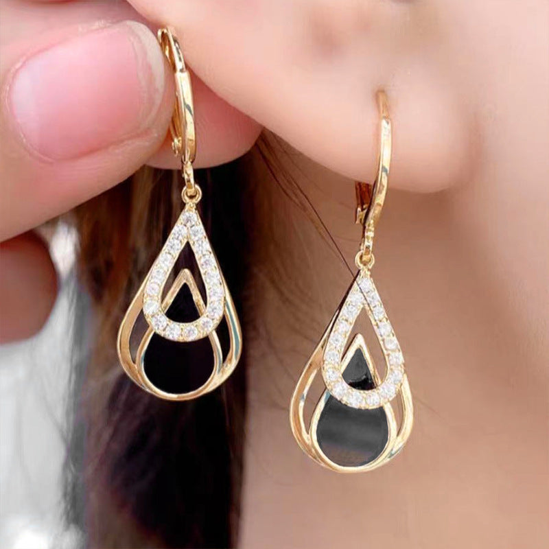 Wholesale  Popular Earrings Necklace Light Luxury Earrings  Jewelry Set