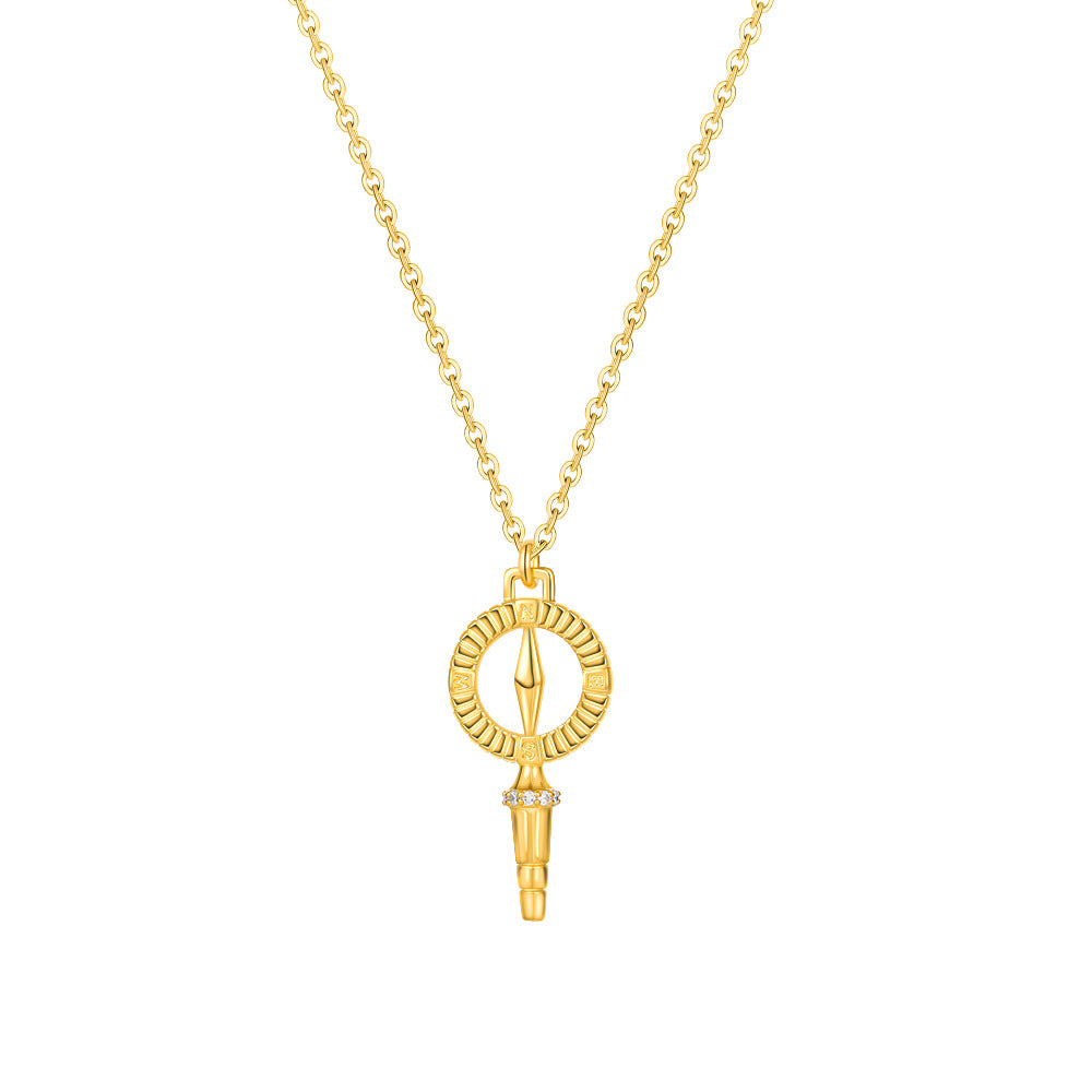 Wholesale electroplated geometricStainless Steel Necklace