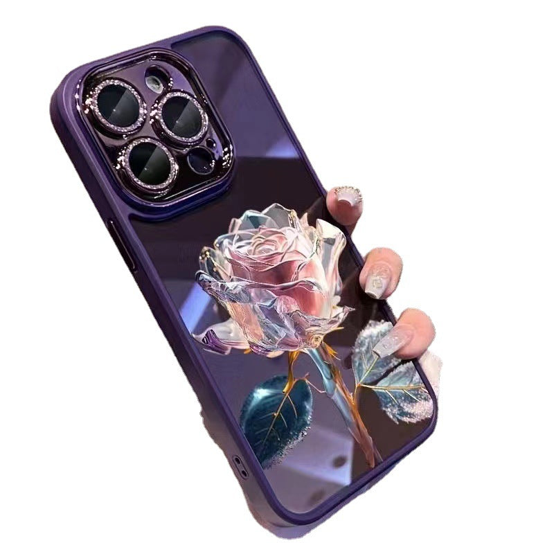 Wholesale Rose Glitter Lens All Inclusive Phone Case ACC-PC-ShanShan005
