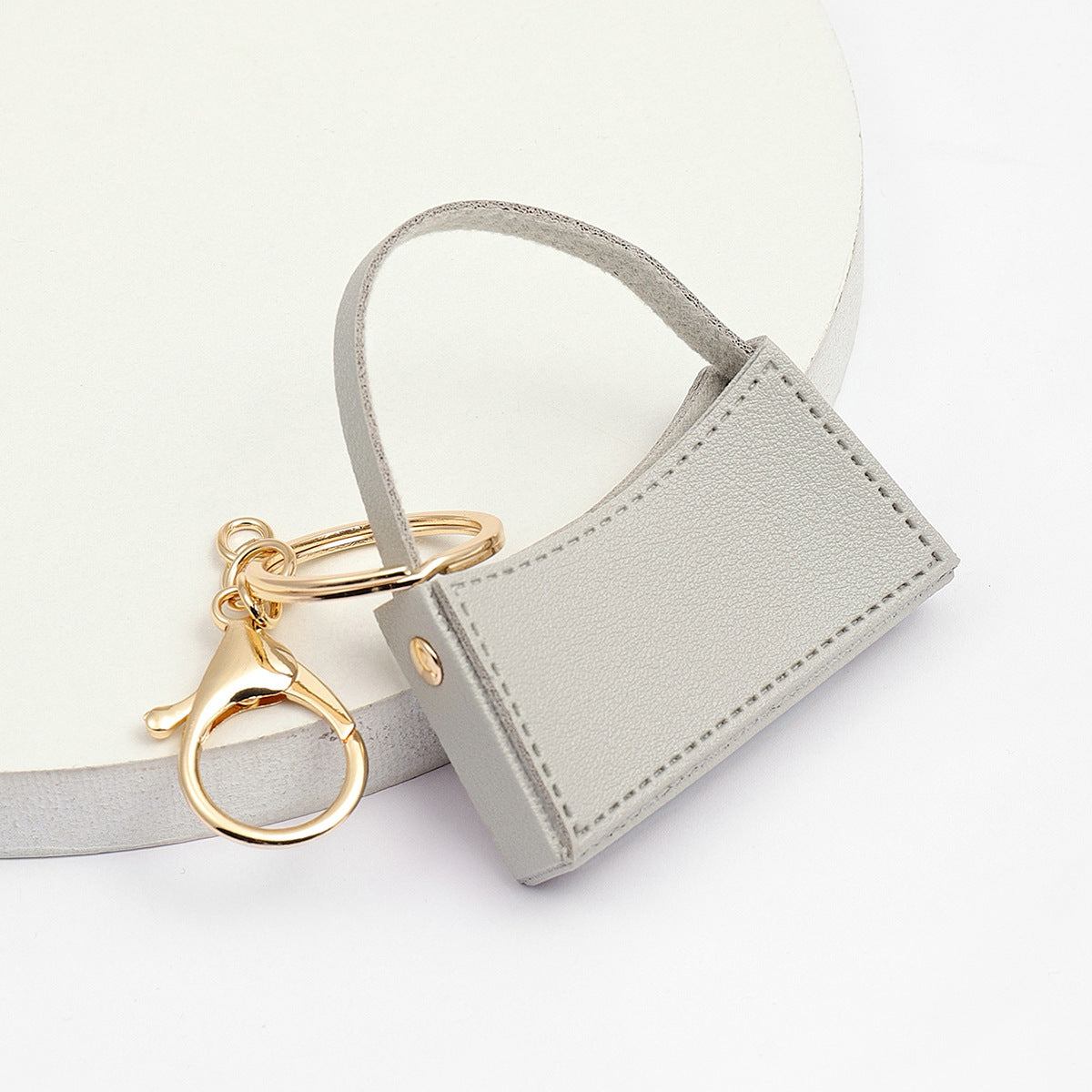 Wholesale Small Curved Bag PU Leather Keychain Pendants ACC-KC-XTZ012