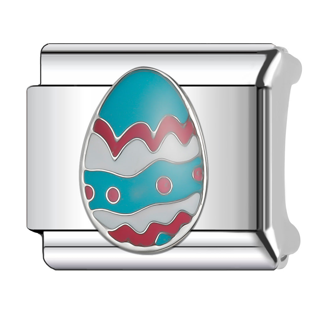 Wholesale Italian Charm Bracelet 9mm DIY Splicing Stainless Steel Christmas Elements Composable Bracelet