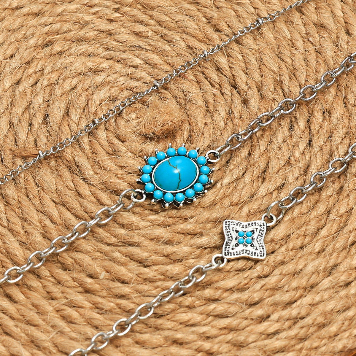 Wholesale Vintage Bohemian Turquoise Bracelet