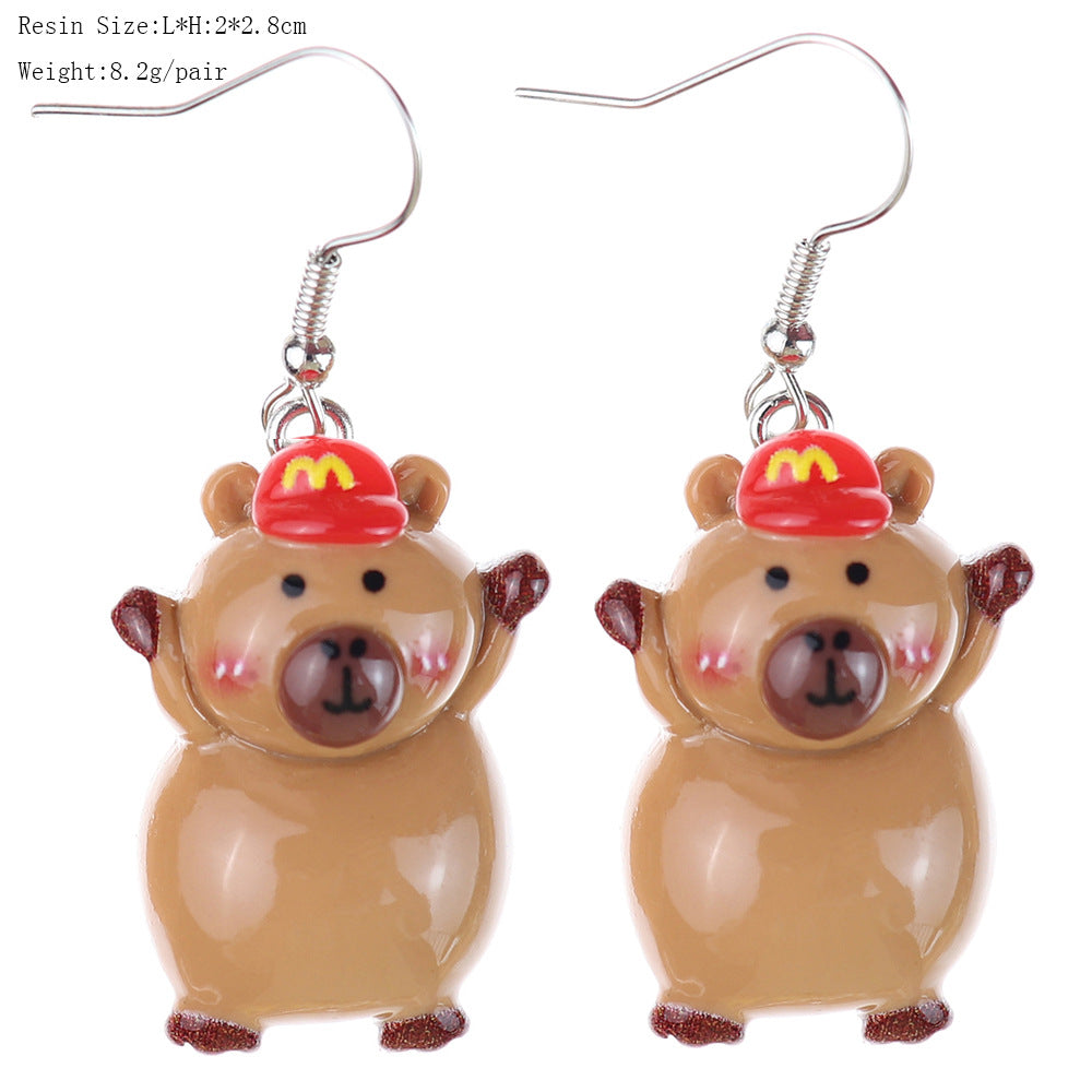 Wholesale  Cute Cartoon Luminous  Earrings