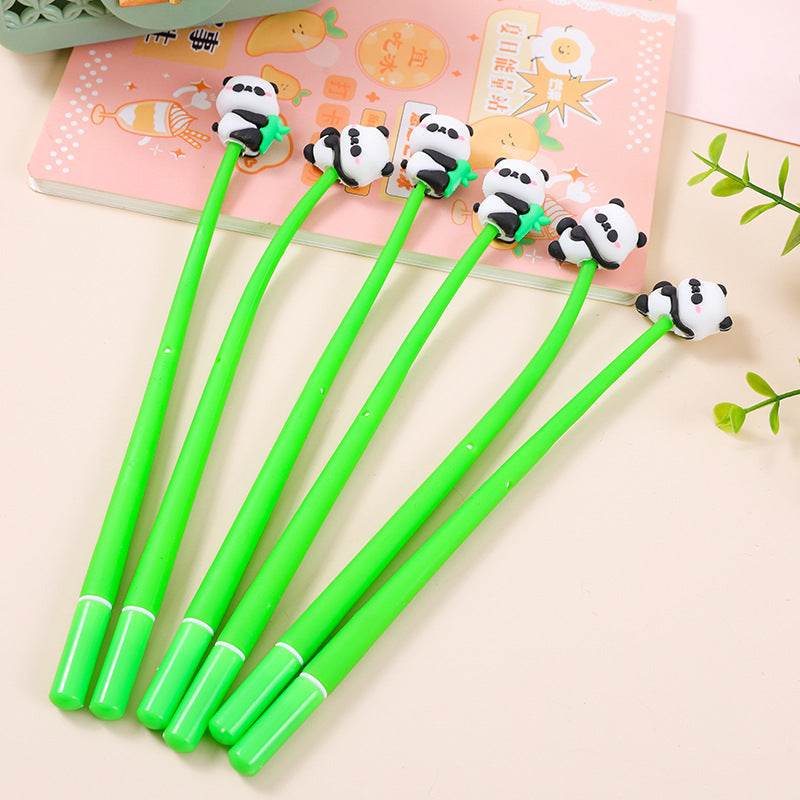 Wholesale Cartoon soft glue panda shake gel pen