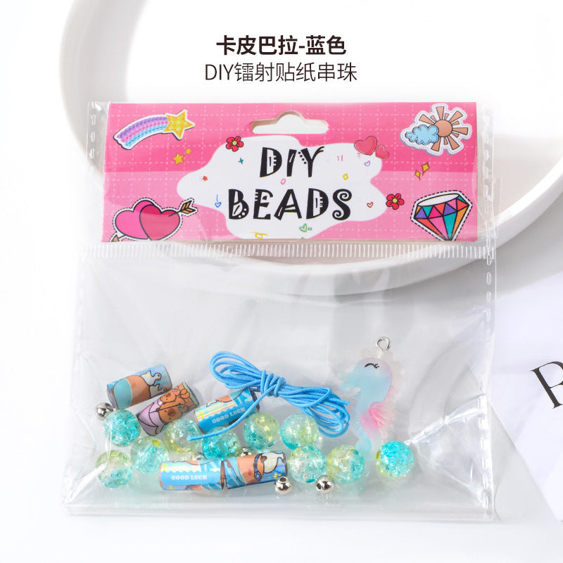 Wholesale 5pcs Stickers  Beads  Stickers Beads Bracelet