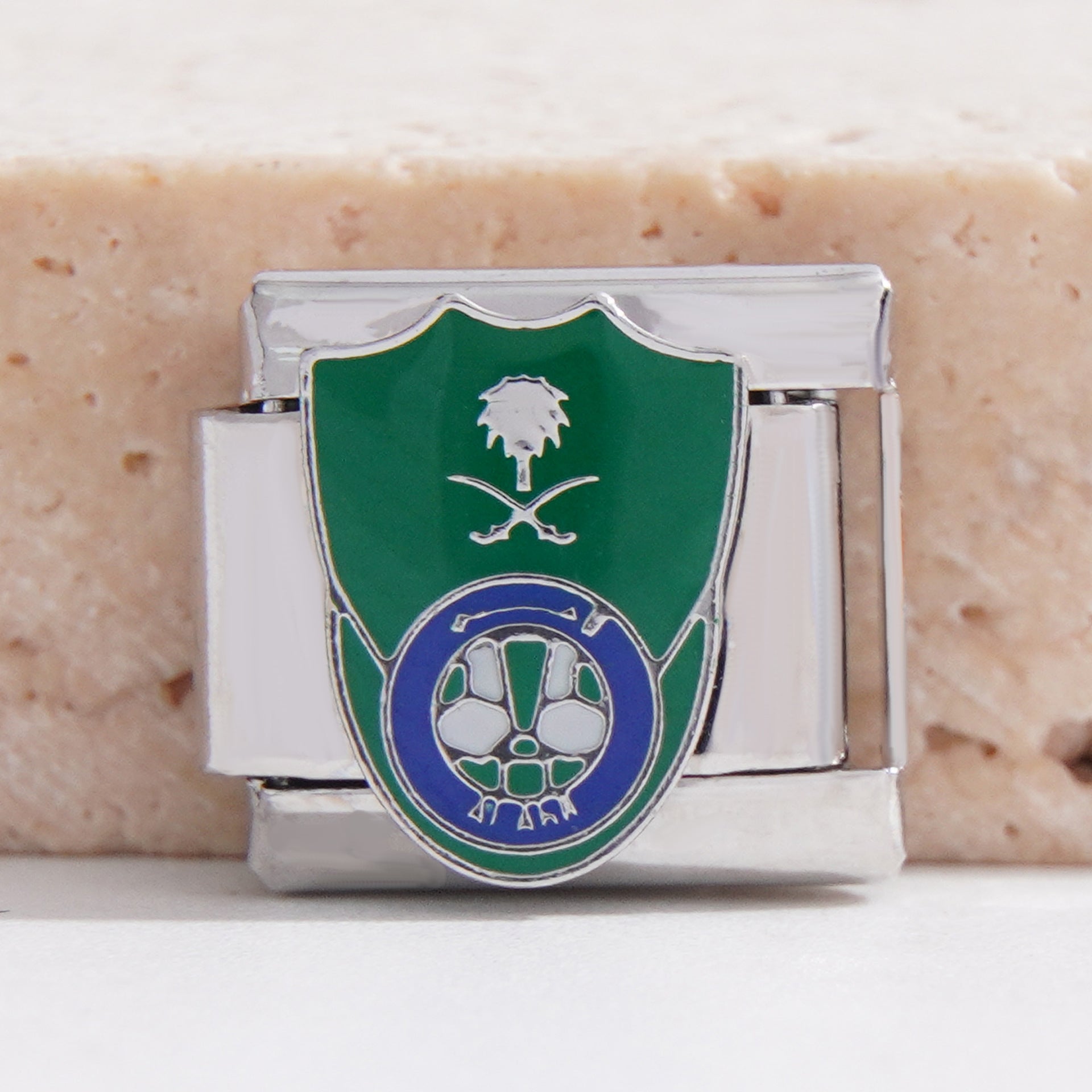 Wholesale  9mm Italian Charm Starter Bracelets DIY square Single Section Creative Stainless Steel Composable Bracelet