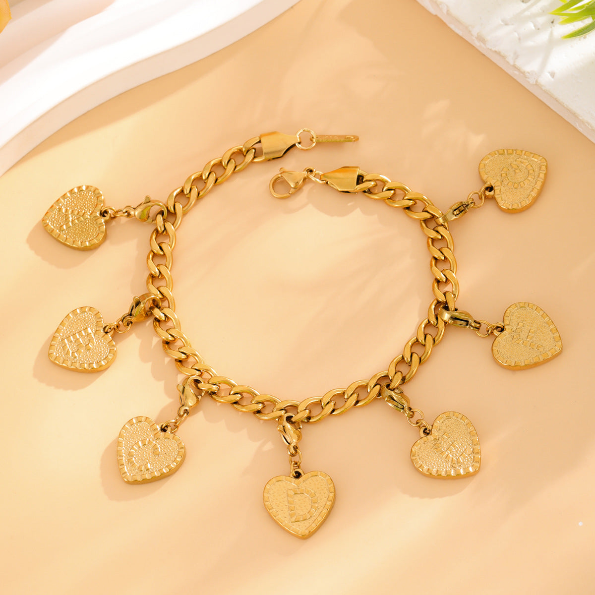 Wholesale Stainless Steel Bracelet  Fashion Heart  Bracelet