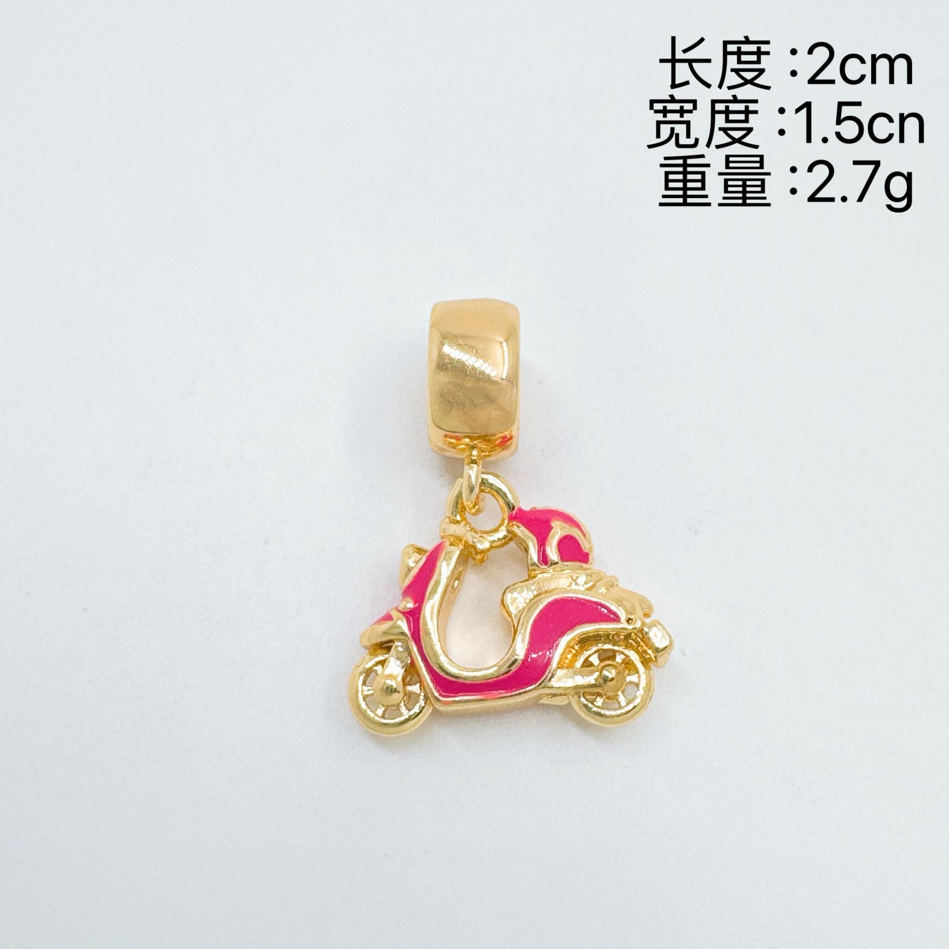 Wholesale Sweet Cool Style Gold Plated Donkey Pendant DIY Jewelry Accessory Gift