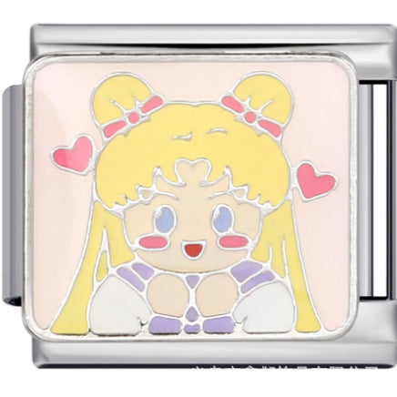 Wholesale 10pcs Italian Charm Bracelet 9mm DIY Splicing Removable Cartoon Animal Stainless Steel Composable Bracelet