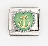 Wholesale 5pcs Italian Charm Bracelet 9mm DIY Splicing Heart Series Stainless Steel Composable Bracelet