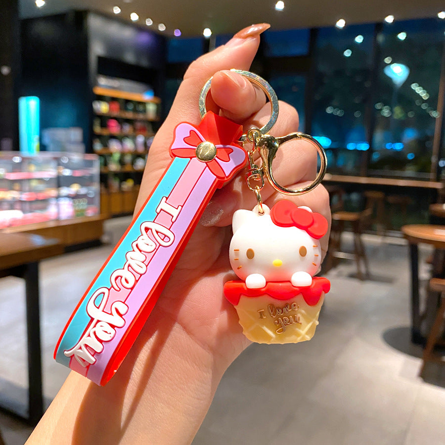 Wholesale Cartoon PVC Soft Glue Cute Keychain ACCVIP-KC-GongZ030