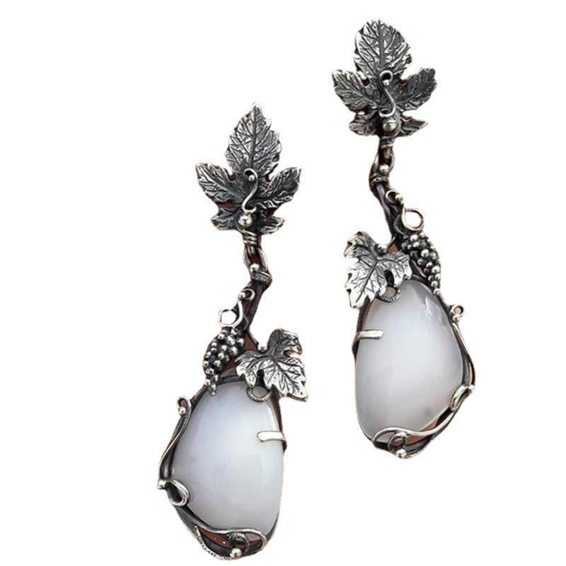 Wholesale Metal Vine Leaf Earrings