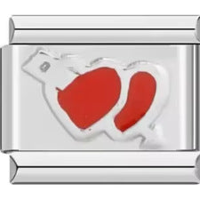 Wholesale Double Heart Gemstone Bracelet,  Stainless Steel Splicing Jewelry Accessory,  Chic Gift for Everyday Wear