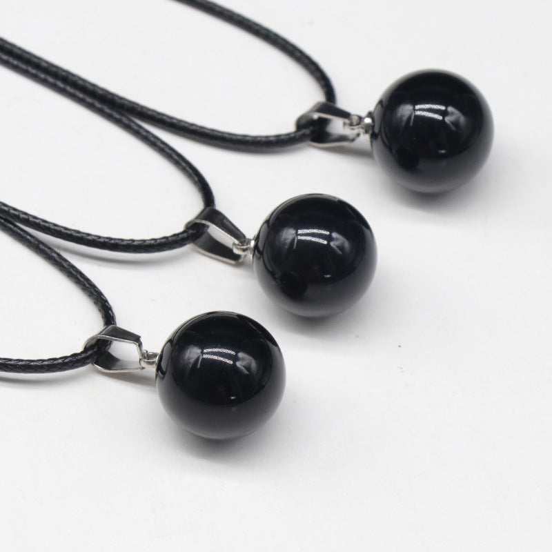 Wholesale 16mm Natural Stone Necklace Pendant ACC-PT-KeSuo001