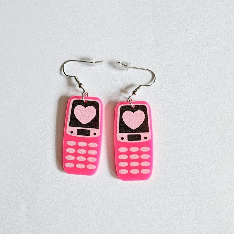 Wholesale Valentine' s Day Sweet Love Letter Acrylic Earrings