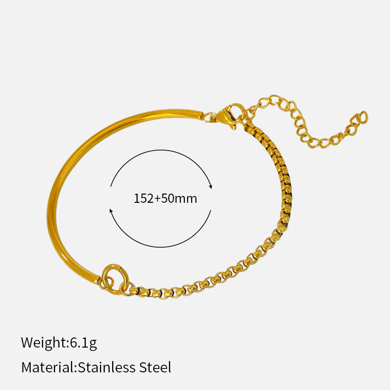 Wholesale Stainless steel bracelet light luxury high-end jewelry