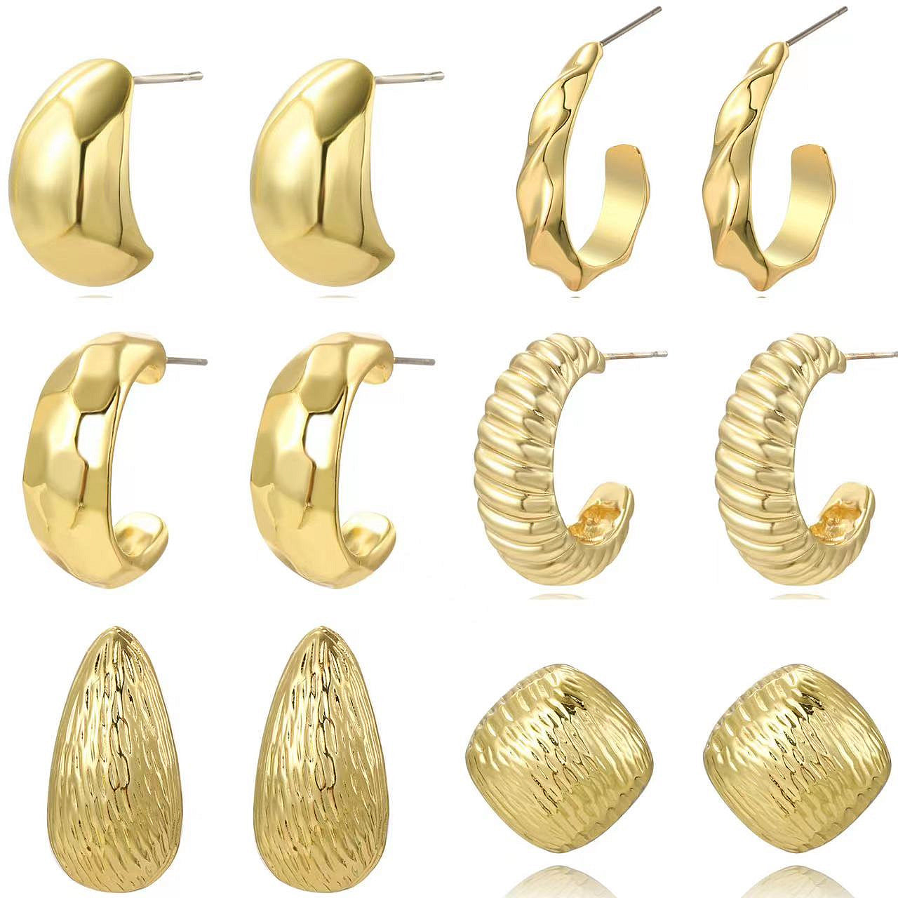 Wholesale  earrings  metal water drop earrings