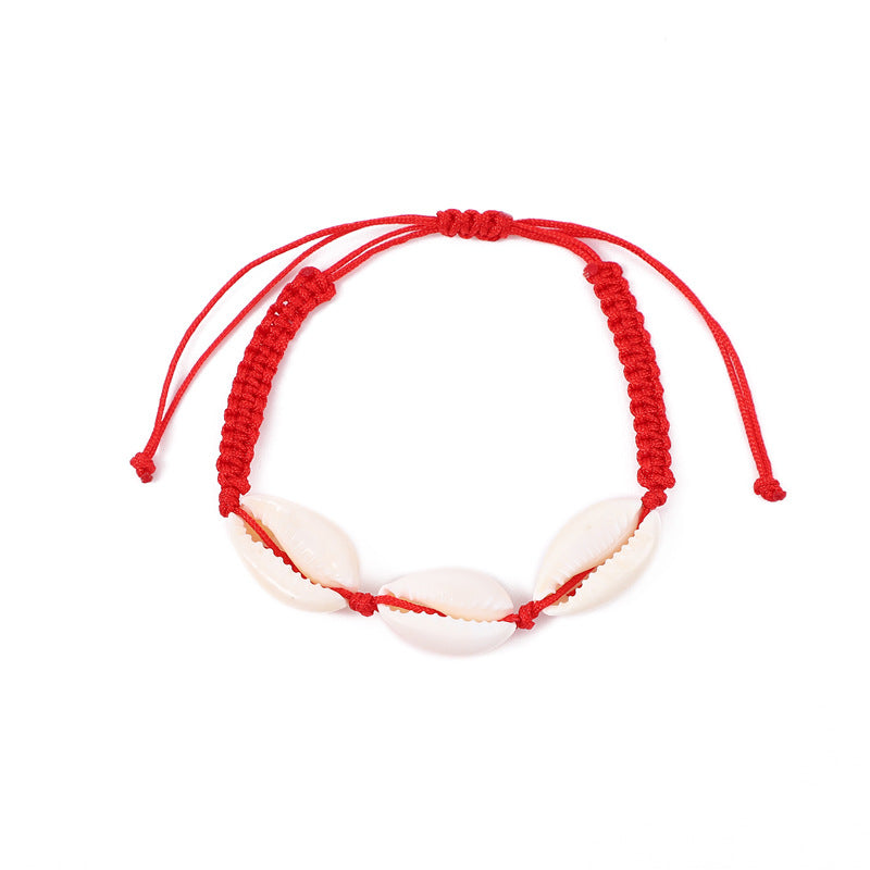 Wholesale Bohemian Natural Shell Woven Bracelet