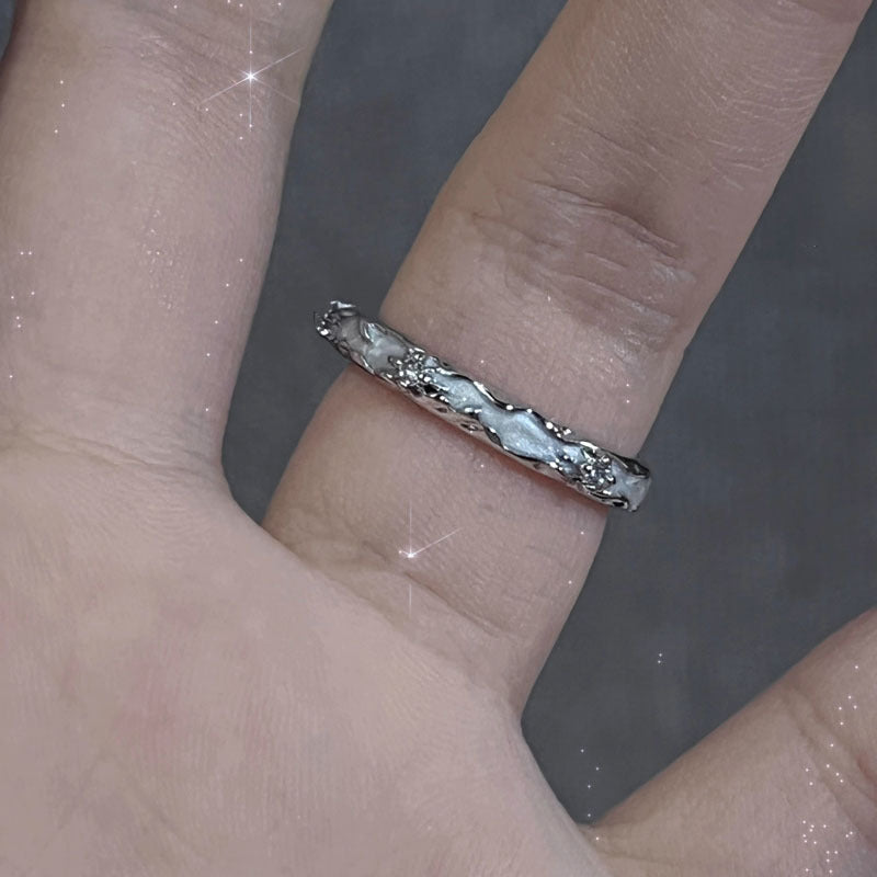 Wholesale Personalized Open Ring Cross Asymmetrical Starburst Ring