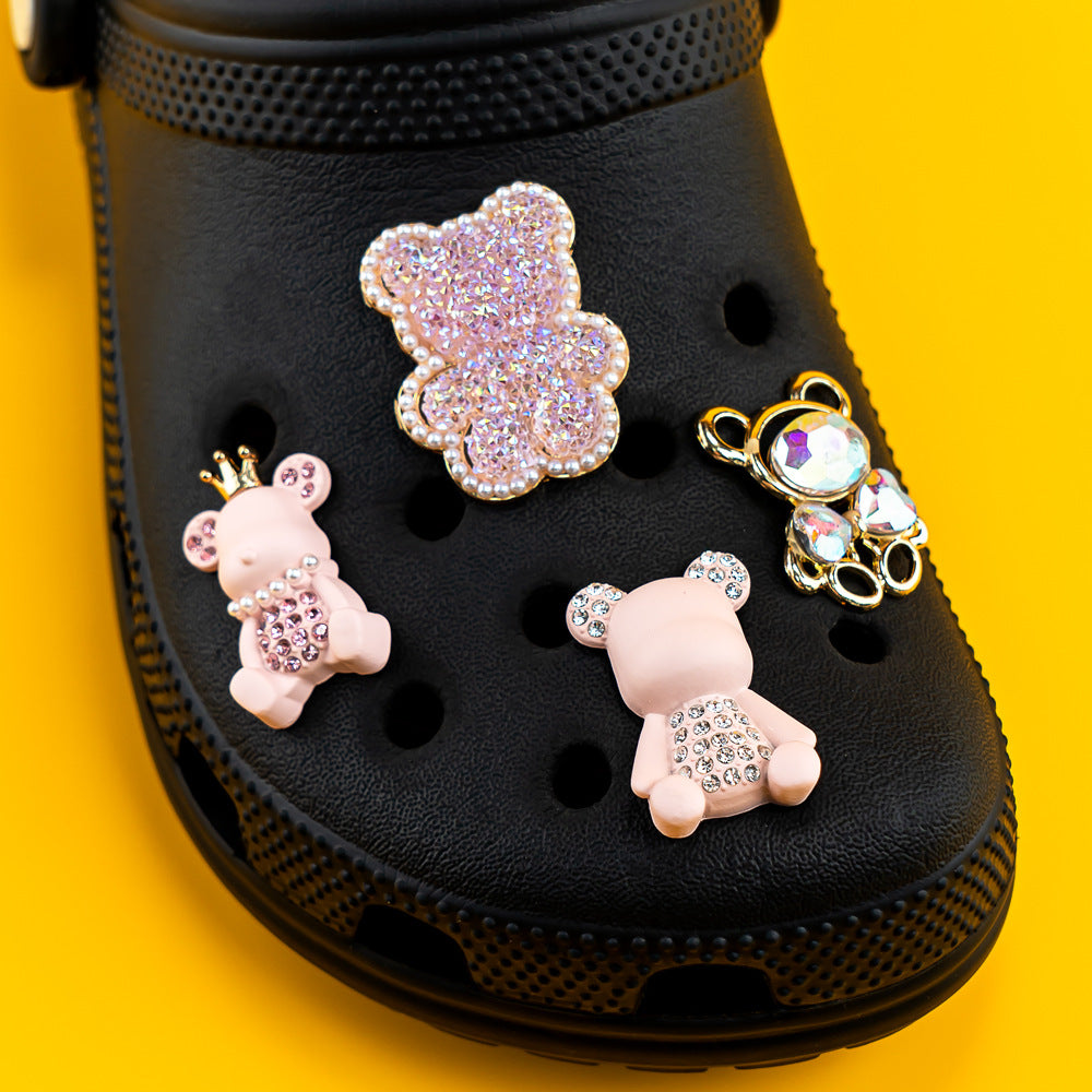 Wholesale Random Metal Bear Shoes Accessories Shoes Charms