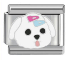 Wholesale Italian Charm Bracelet 9mm DIY Splicing Cute Dog Stainless Steel Composable Bracelet