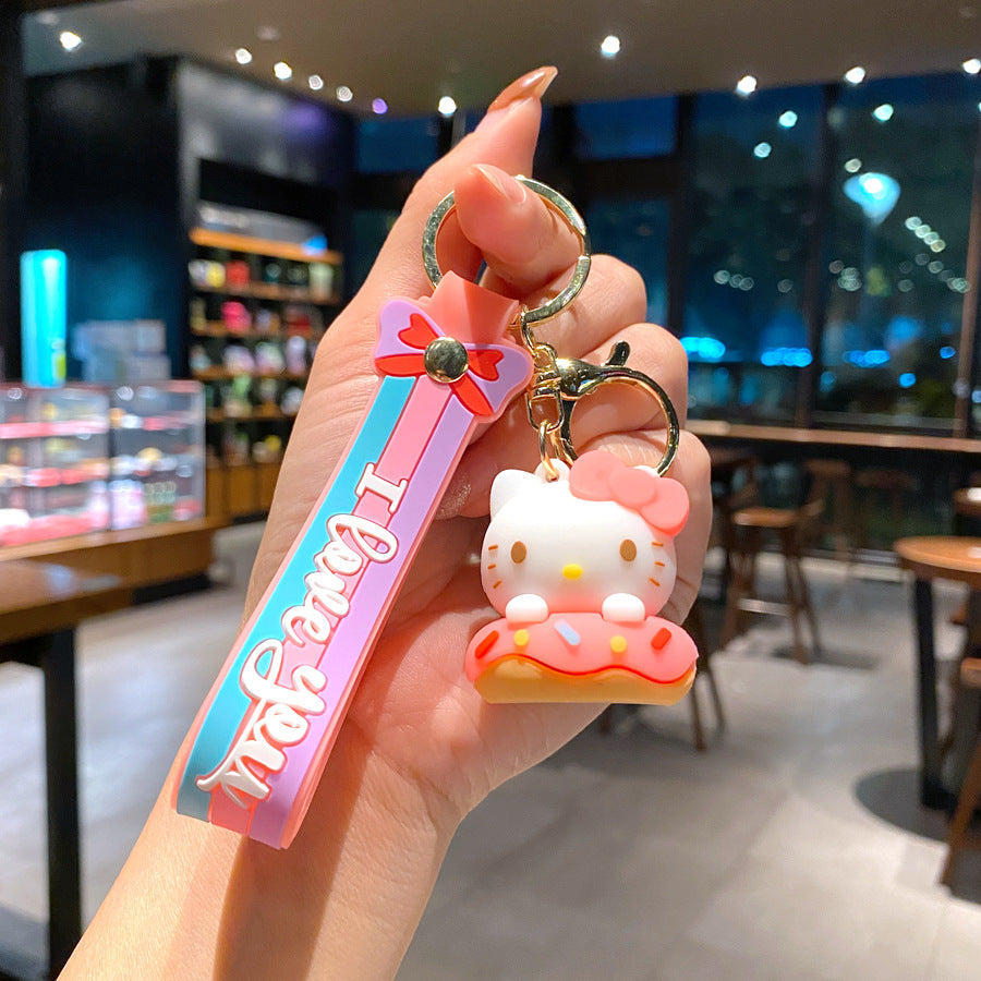 Wholesale Cartoon PVC Soft Glue Cute Keychain ACCVIP-KC-GongZ030