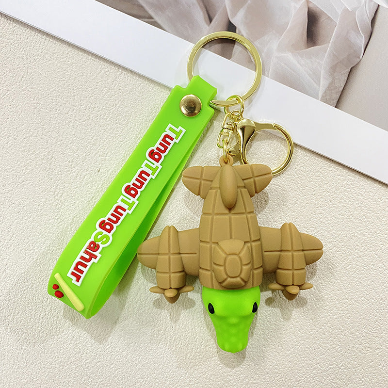 Wholesale Cute cartoon silicone keychain ACCVIP