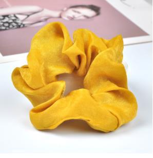 Wholesale satin dot large hair tie